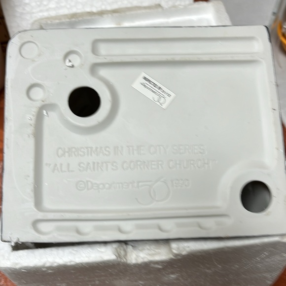 Dept 56 All Saints Corner Church - Picture 2 of 3